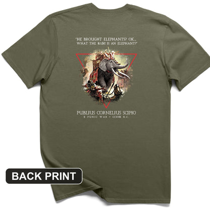 Hannibal Elephants Back Print T-Shirt