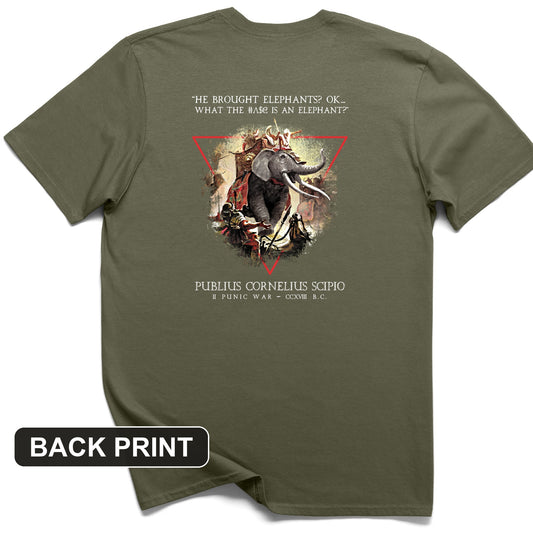 Hannibal Elephants Back Print T-Shirt