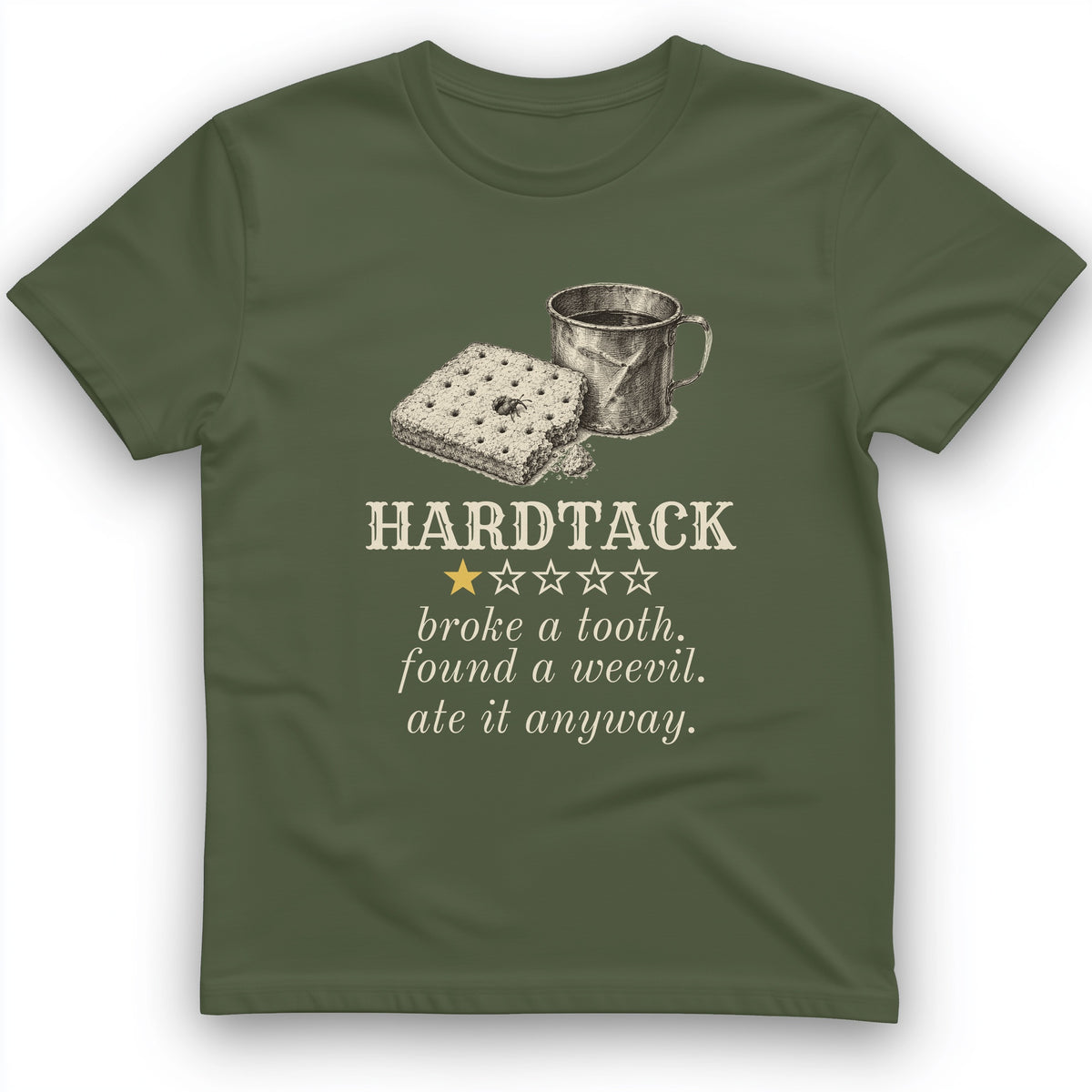 Hardtack One Star Review T-Shirt