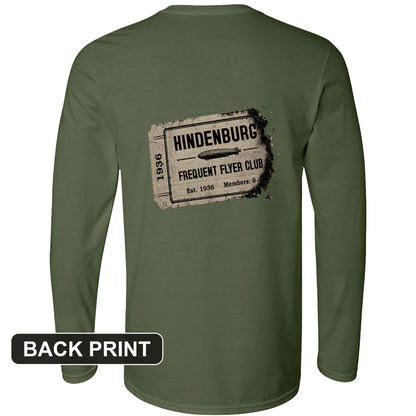 Hindenburg Back Print Long Sleeve T-Shirt