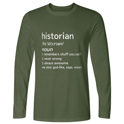 Historian Defined Long Sleeve T-Shirt