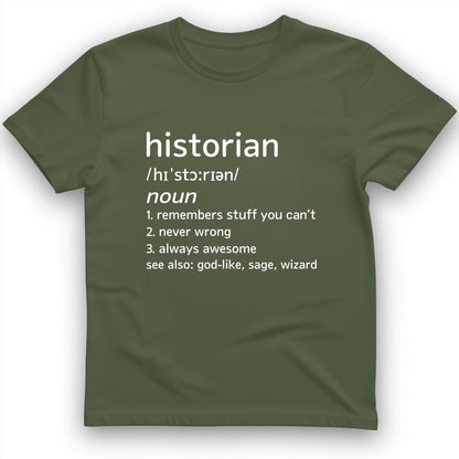 Historian Defined T-Shirt