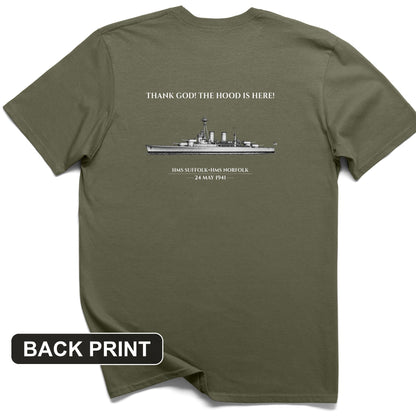 Hood Back Print T-Shirt