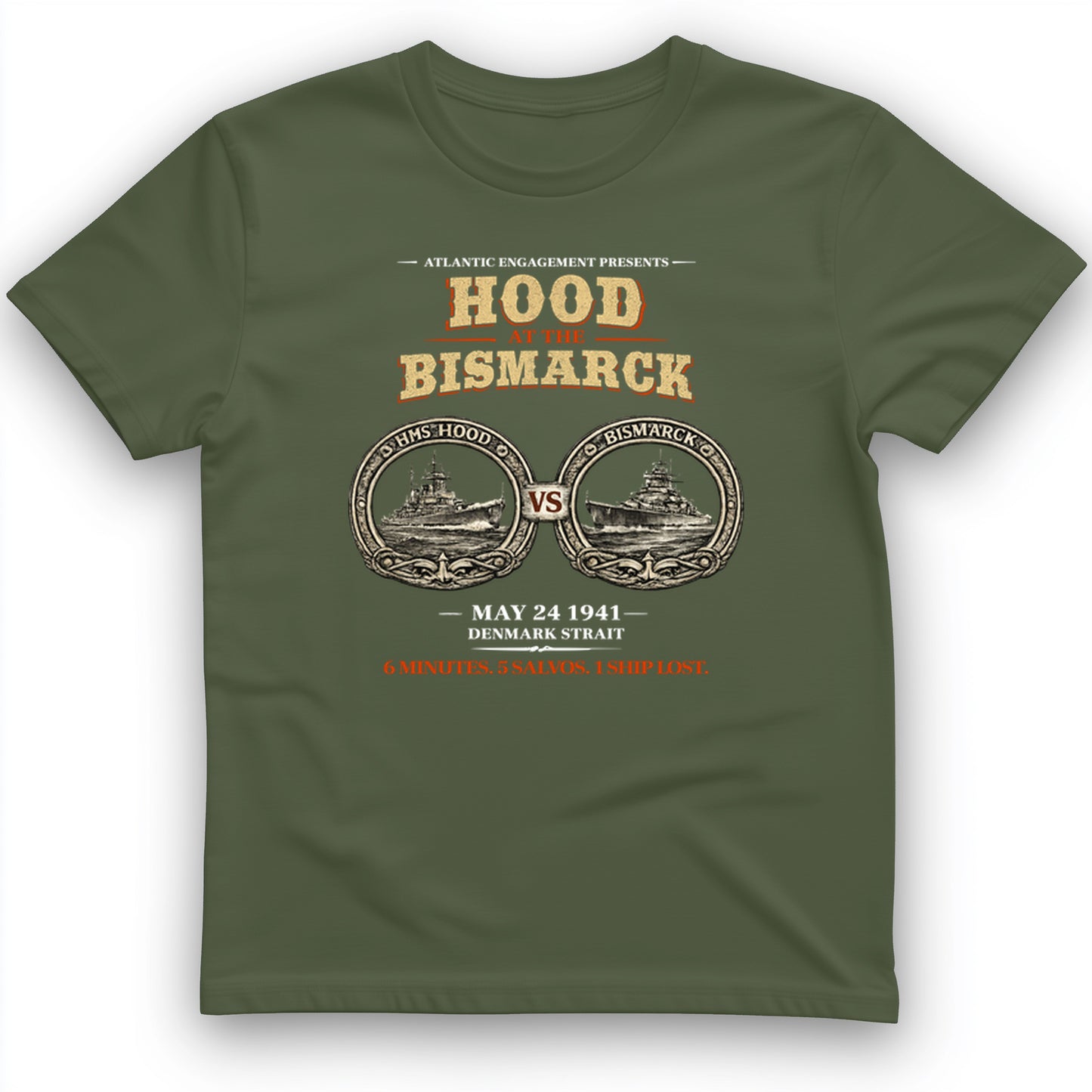 Hood vs Bismark T-Shirt