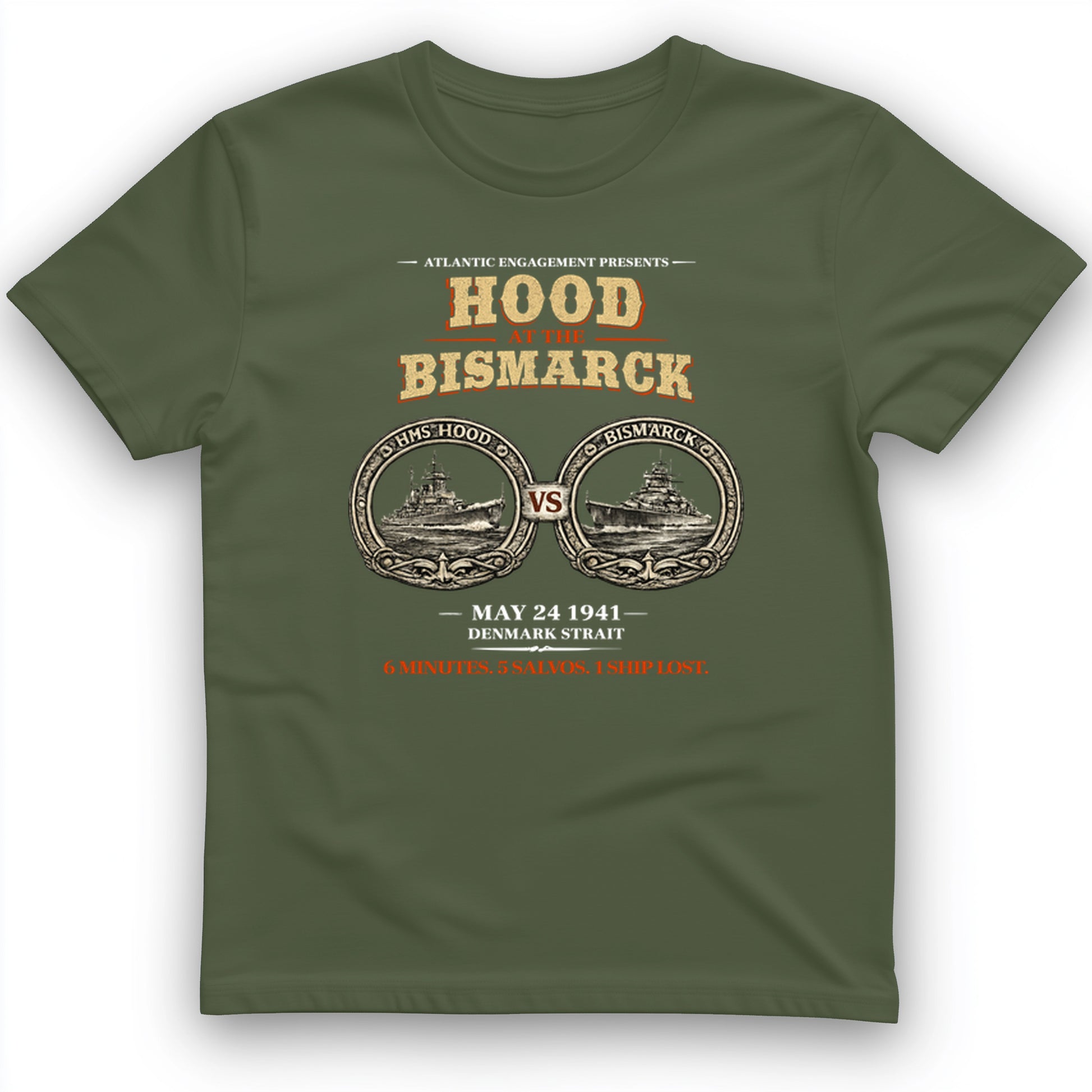 Hood vs Bismark T-Shirt