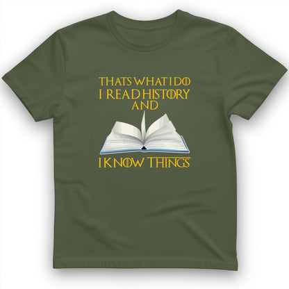 I Read History T-Shirt