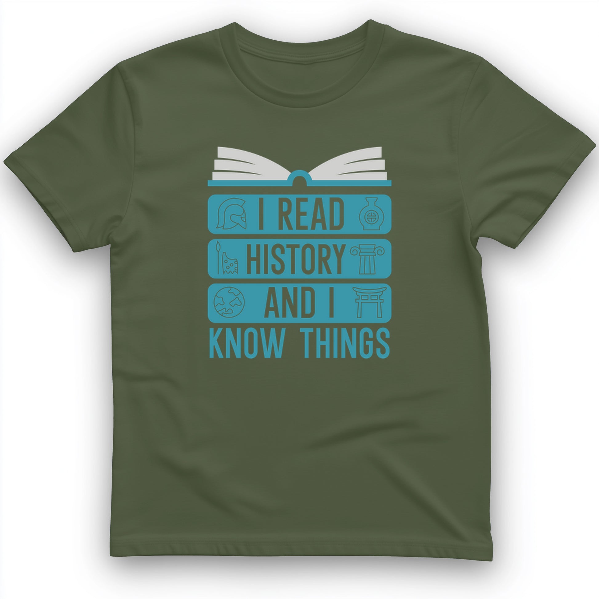 I Read History and Know Things T-Shirt