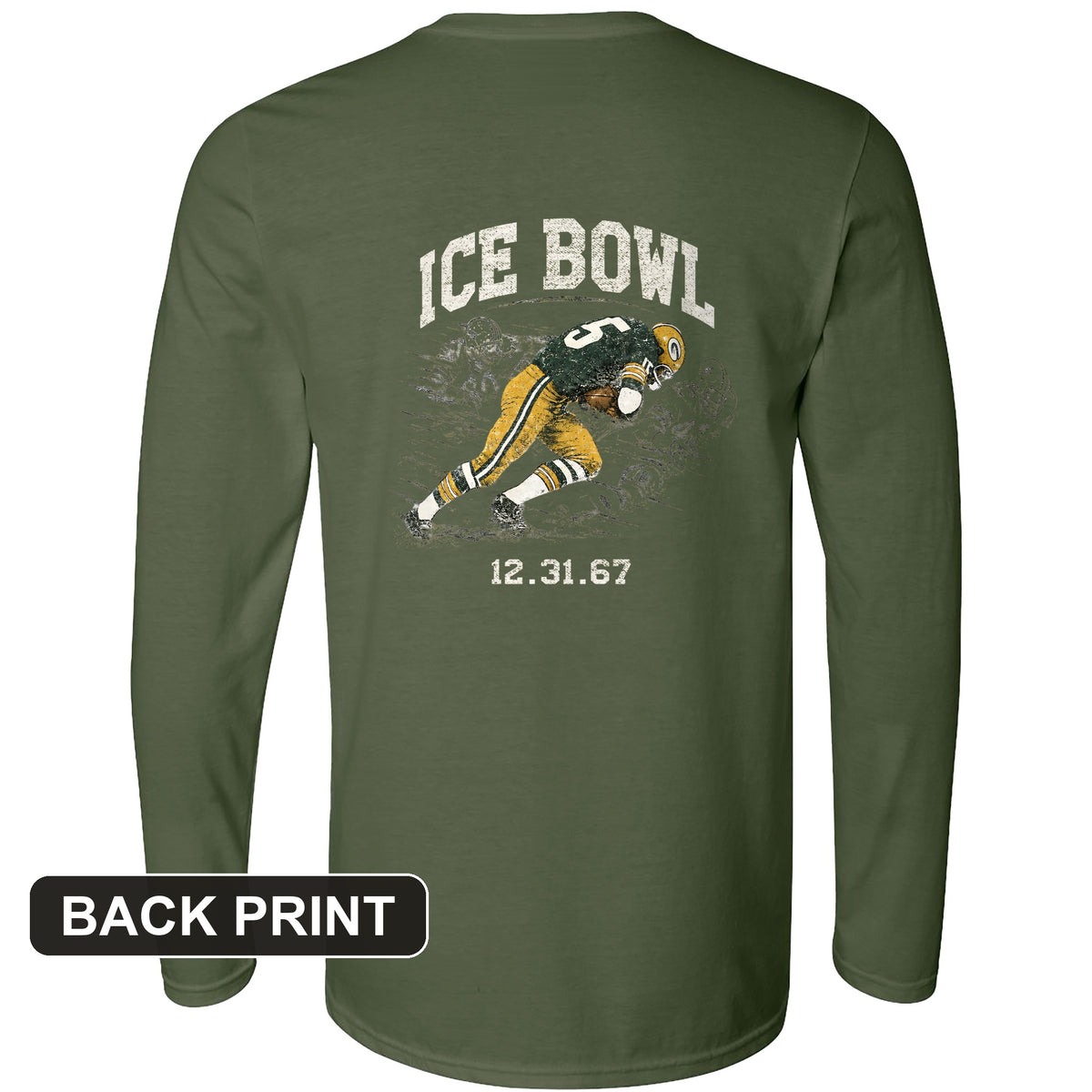 Ice Bowl Back Print Long Sleeve T-Shirt