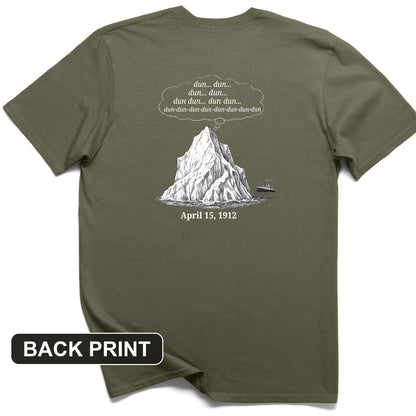 Iceberg Jaws Back Print T-Shirt
