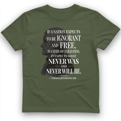 Ignorant and Free T-Shirt