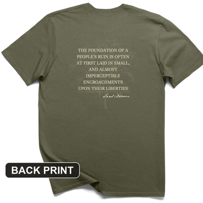 Imperceptible Encroachments Back Print T-Shirt