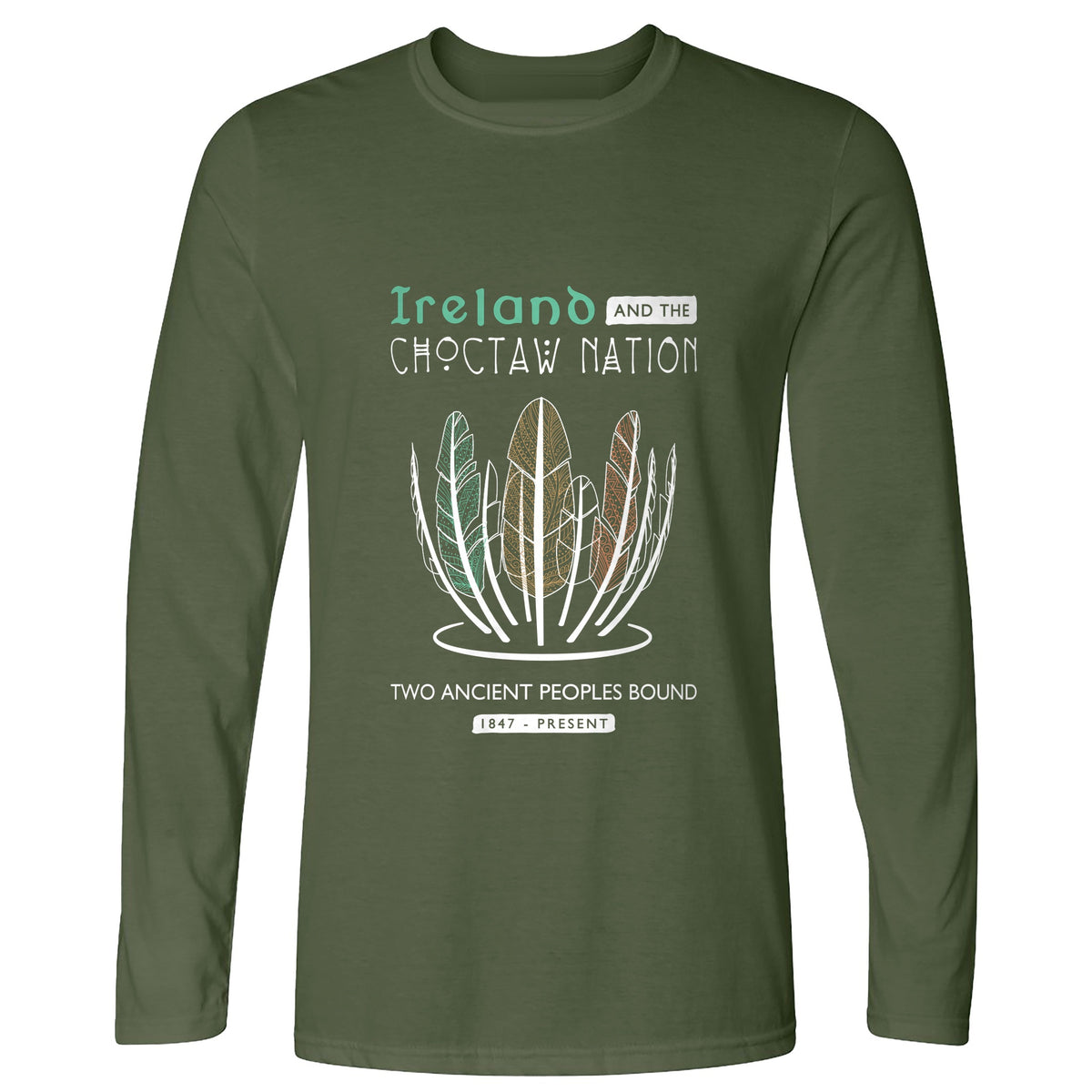 Irish-Choctaw Friendship Long Sleeve T-Shirt