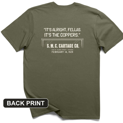 It's The Coppers Back Print T-Shirt