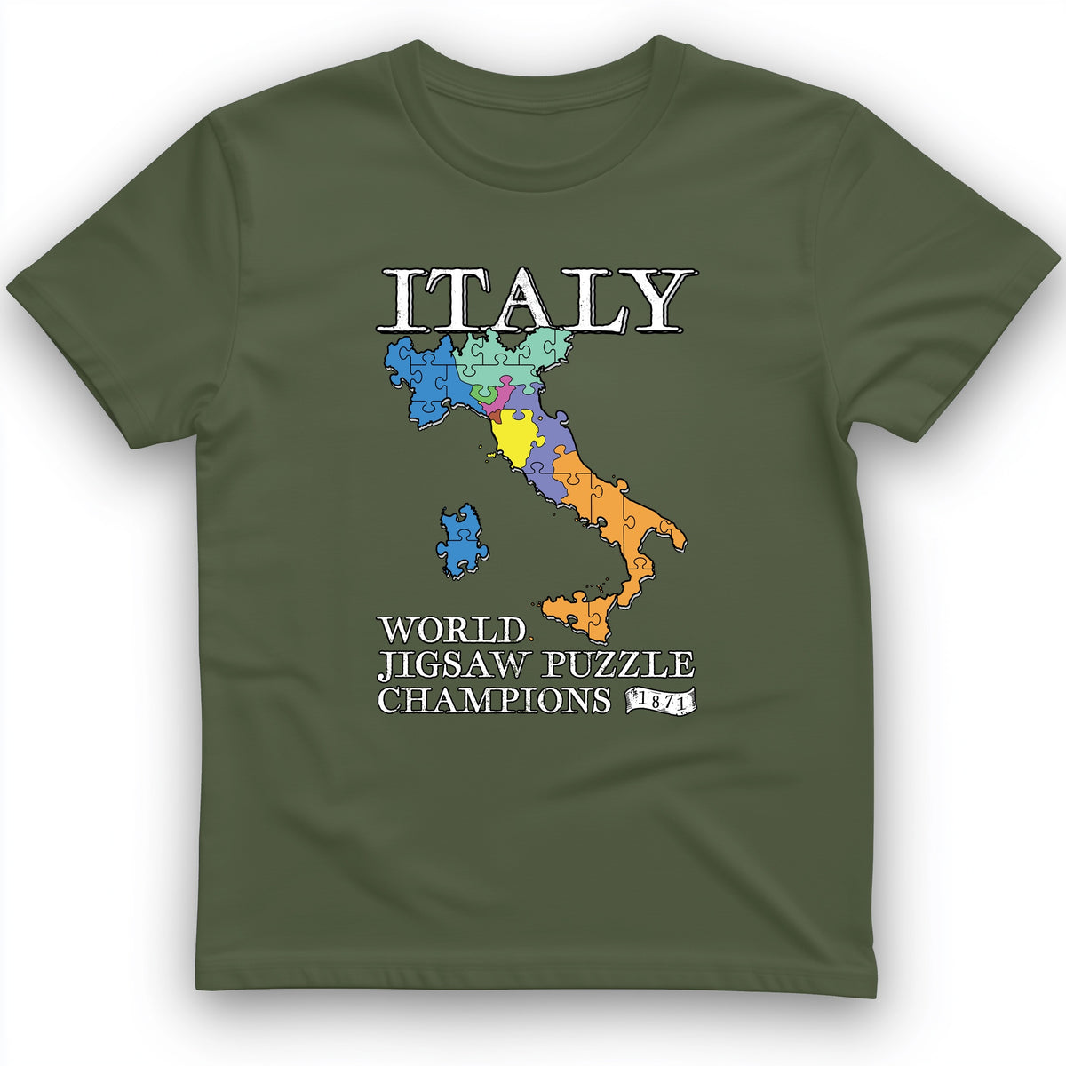 Italy Jigsaw Puzzle T-Shirt