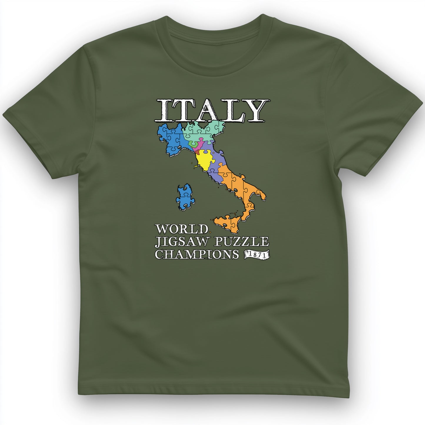 Italy Jigsaw Puzzle T-Shirt