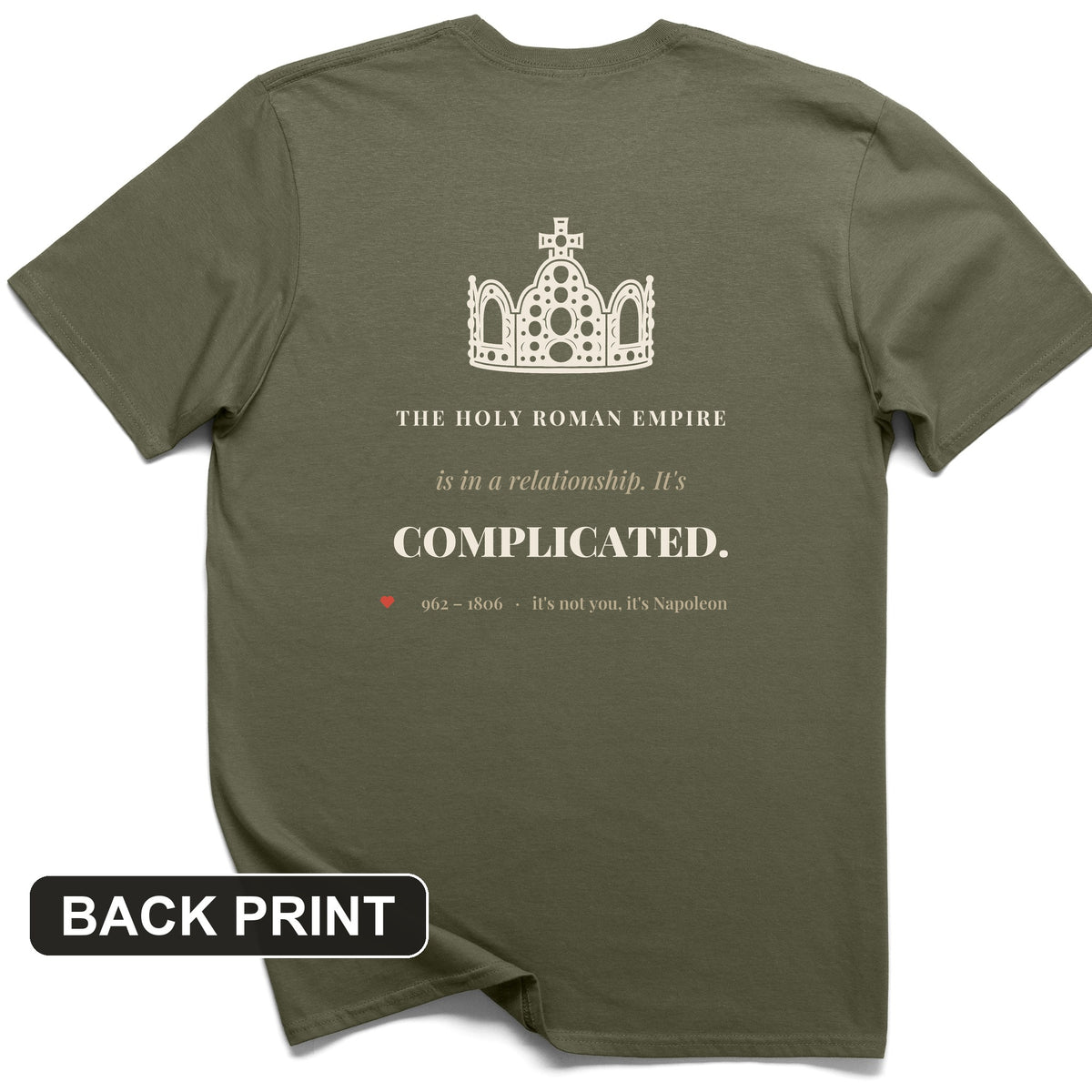Its Complicated Back Print T-Shirt