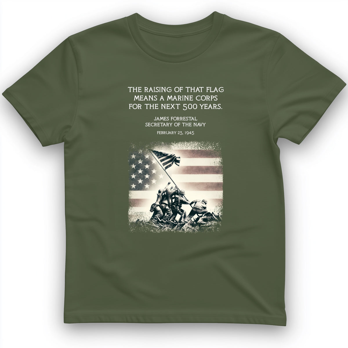 Iwo Jima Flag T-Shirt