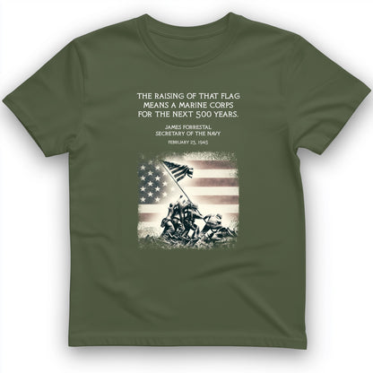 Iwo Jima Flag T-Shirt