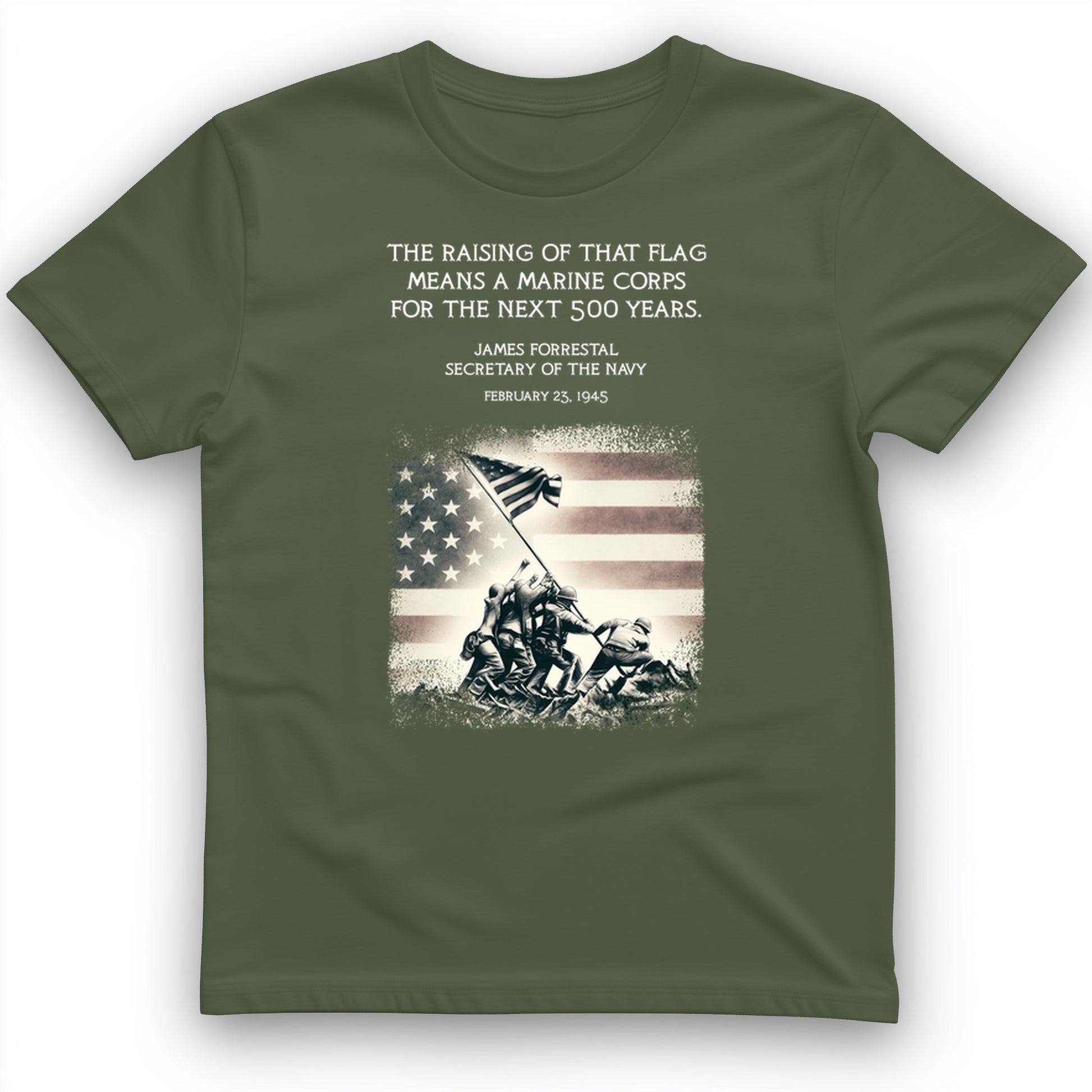 Iwo Jima Flag T-Shirt