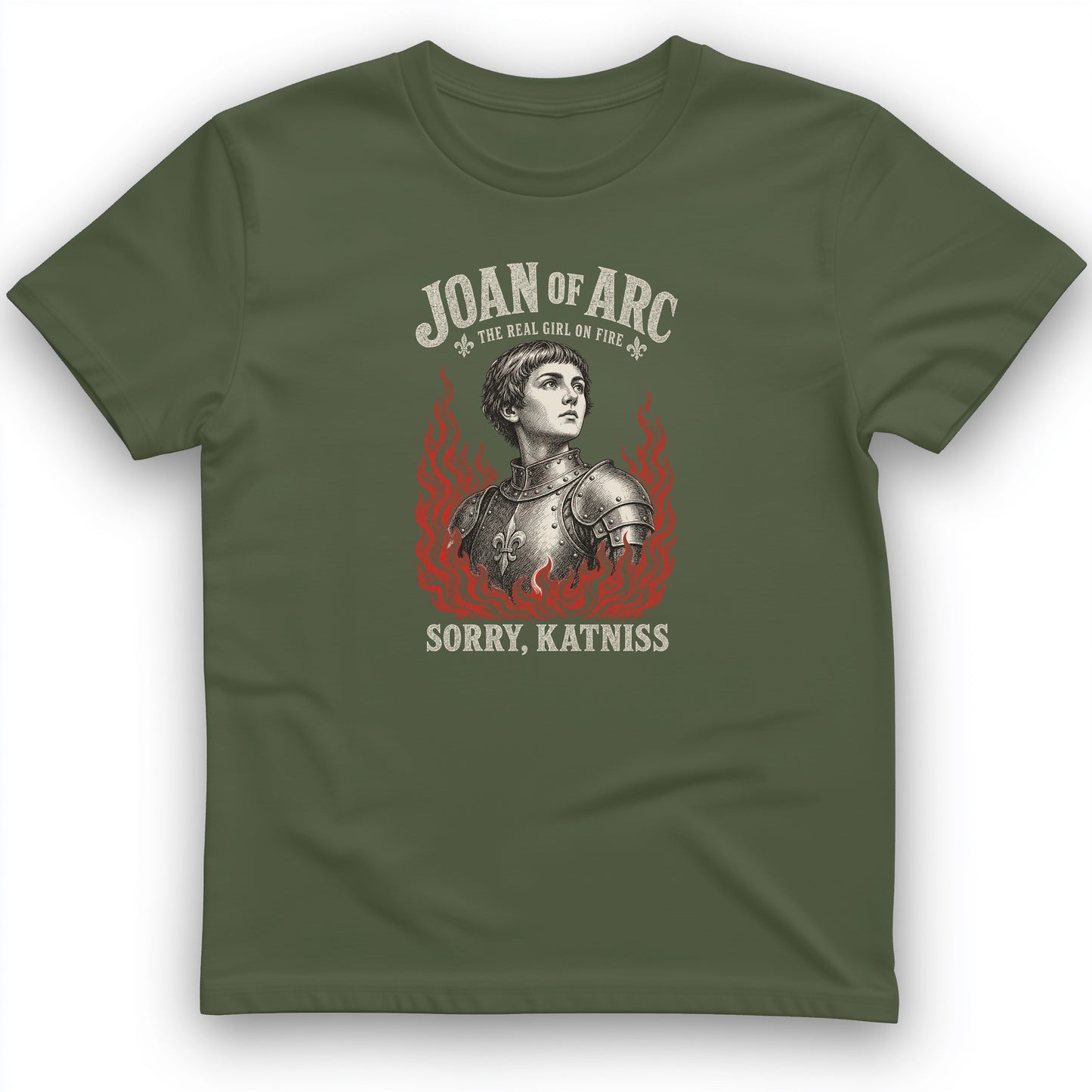 Joan of Arc Girl on Fire T-Shirt