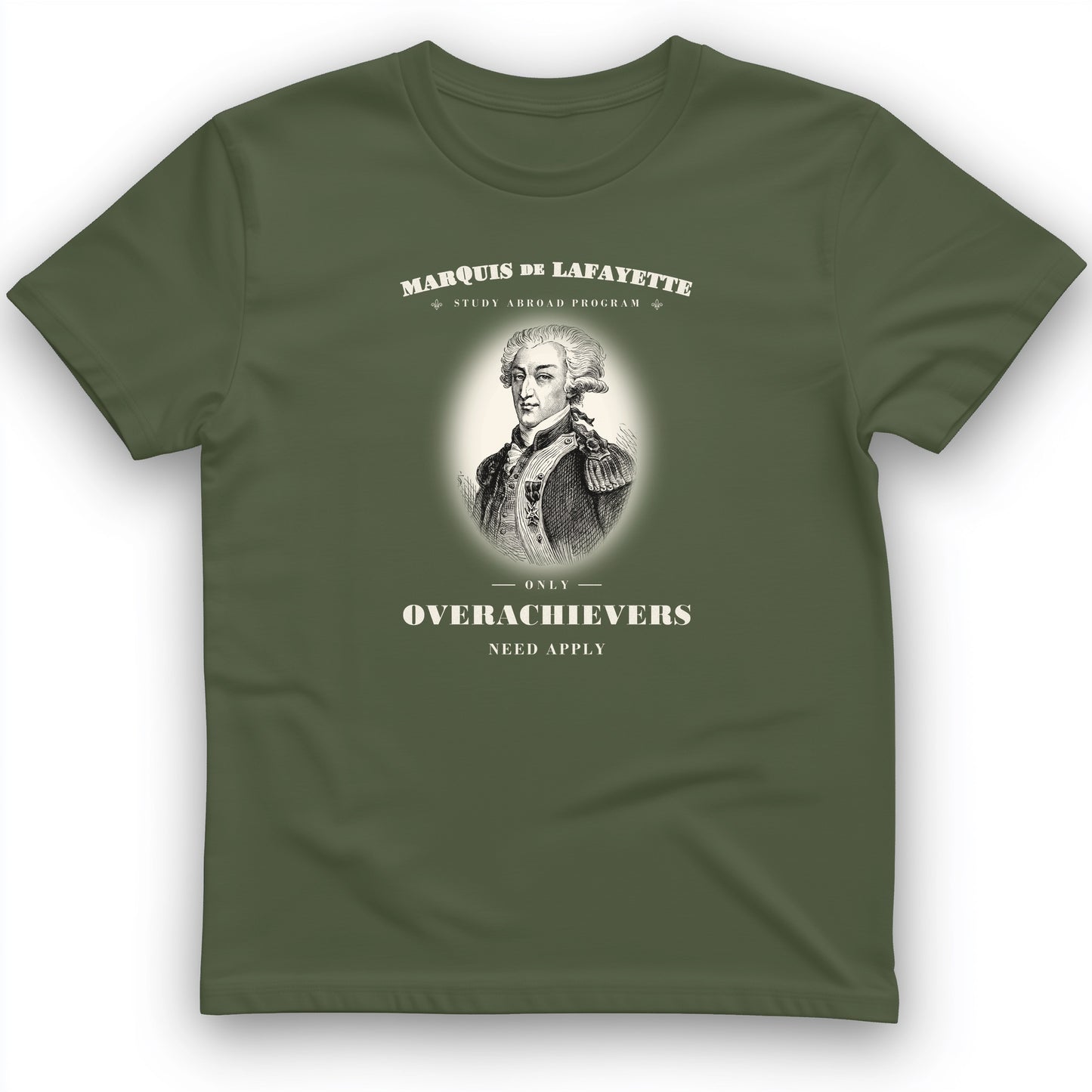 Marquis de Lafayette Study Abroad Program T-Shirt