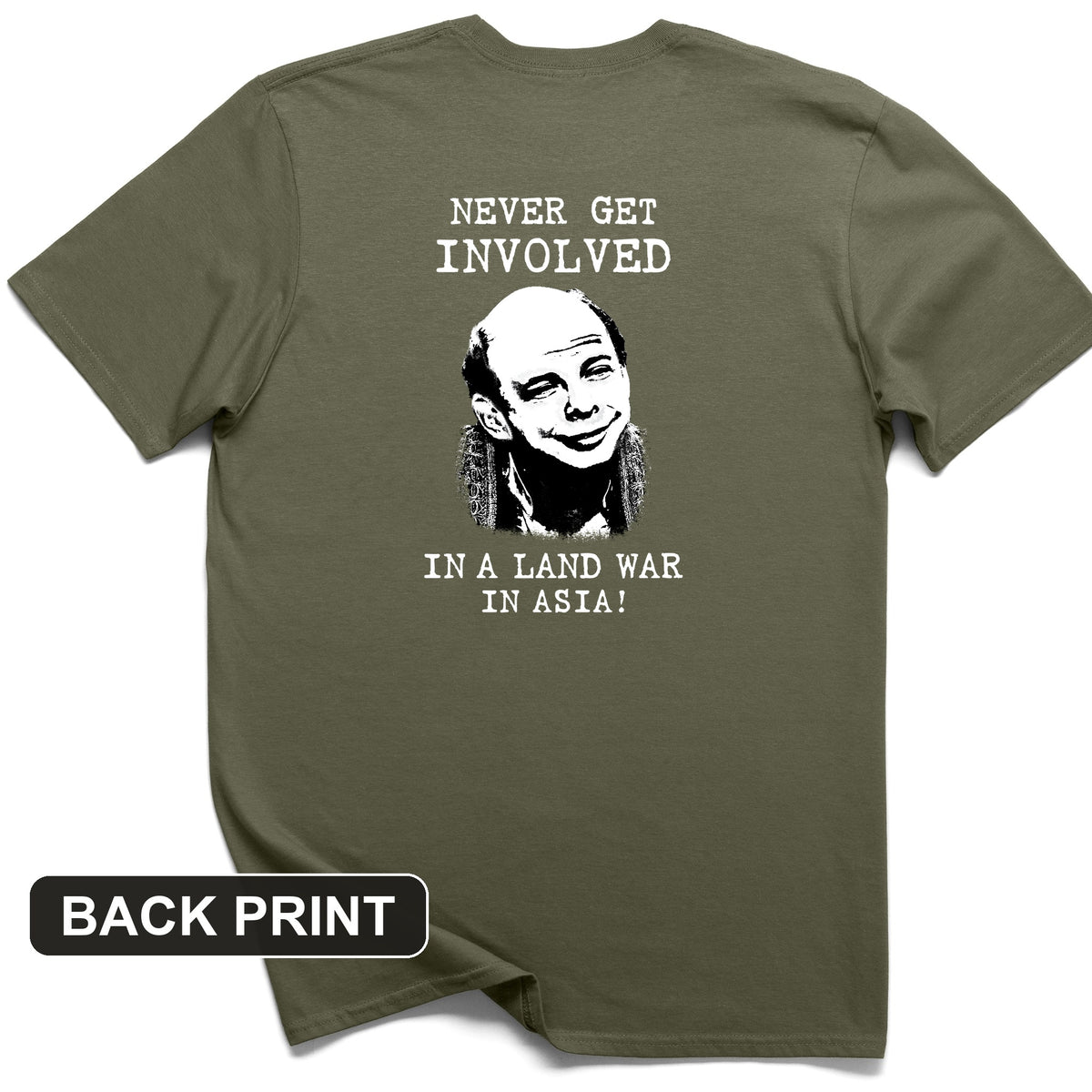 Land War In Asia Back Print T-Shirt