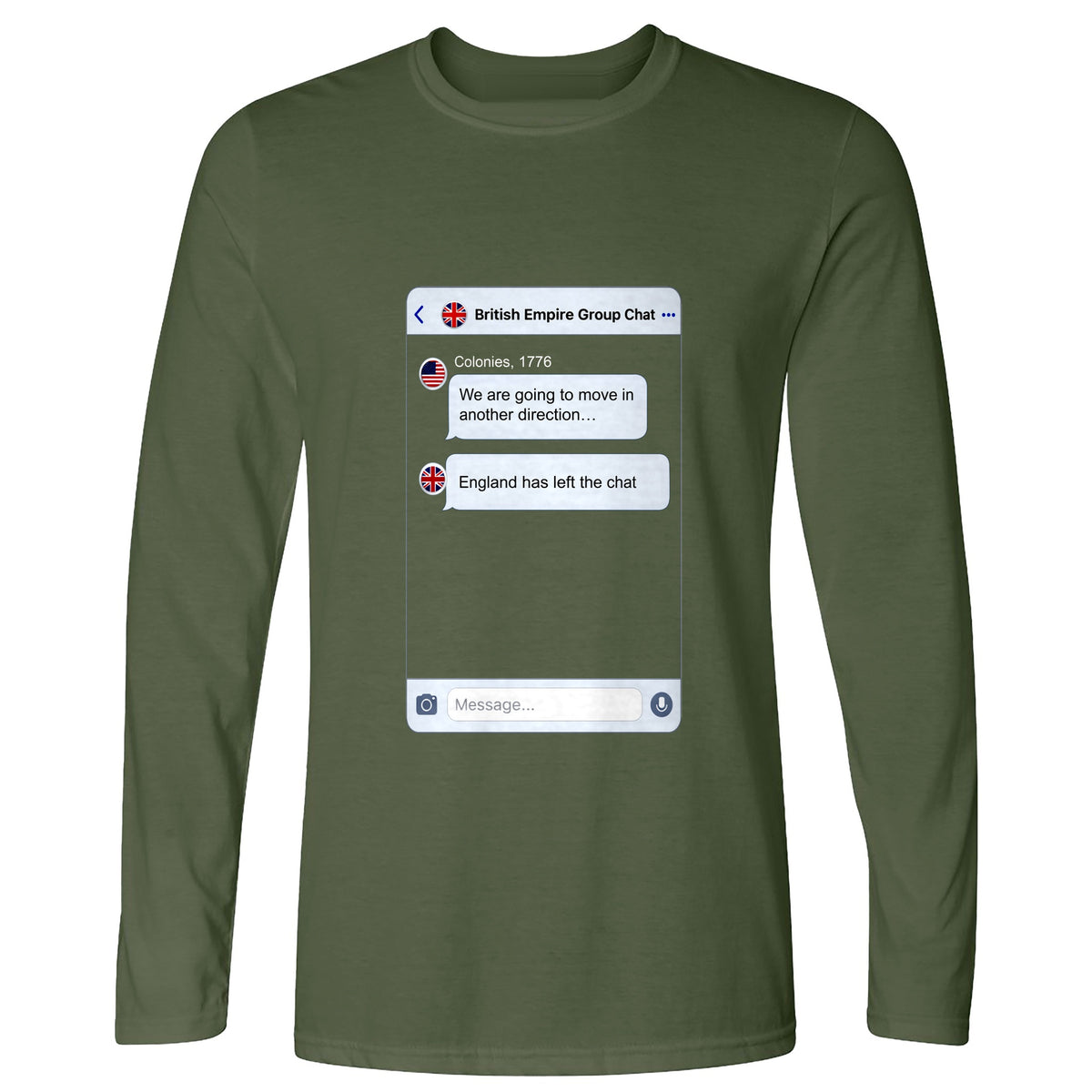 Left the Chat Long Sleeve T-Shirt