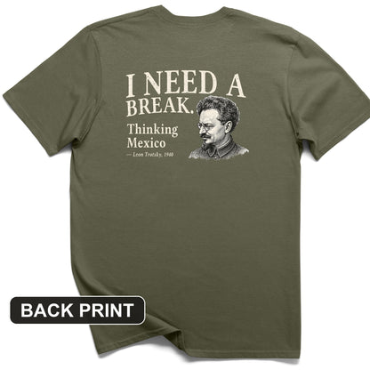 Leon Trotsky Mexico Back Print T-Shirt