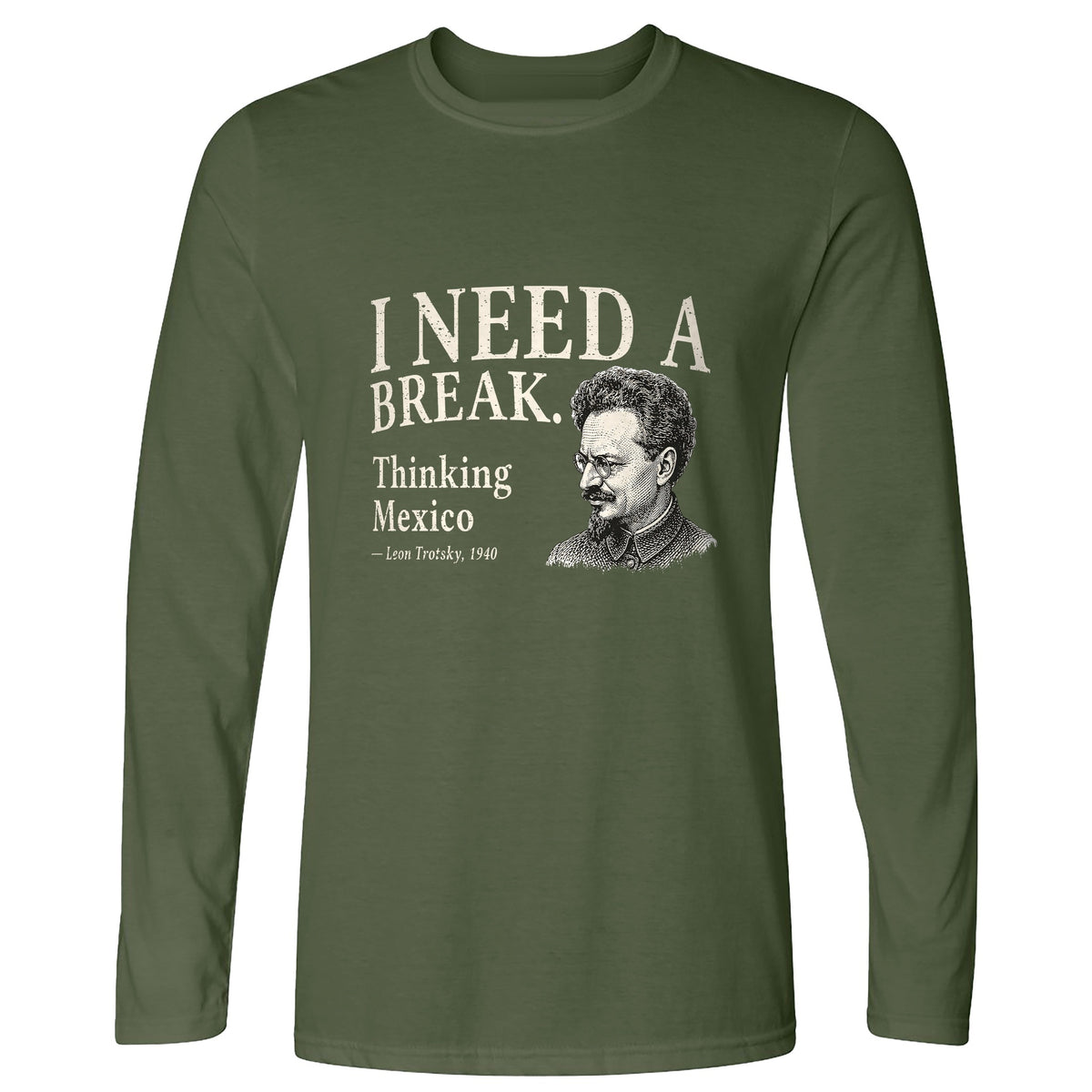 Leon Trotsky Mexico Long Sleeve T-Shirt