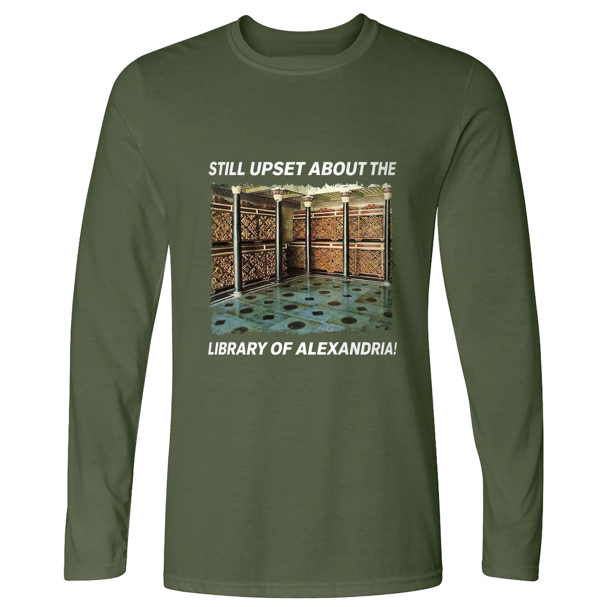 Library Of Alexandria Long Sleeve T-Shirt