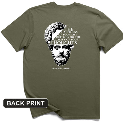 Marcus Aurelius Back Print T-Shirt