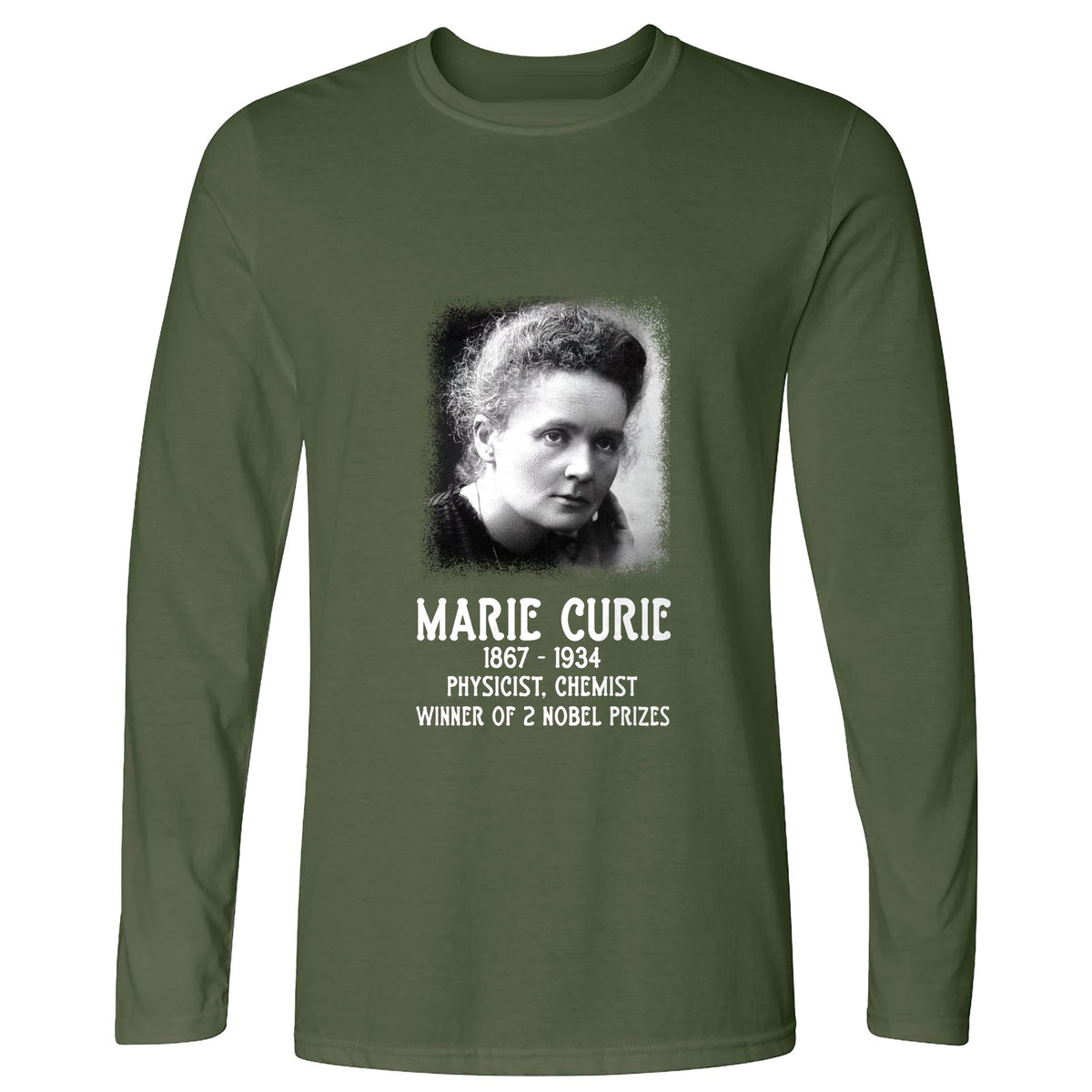 Marie Curie Long Sleeve T-Shirt