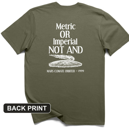 Mars Lander Back Print T-Shirt