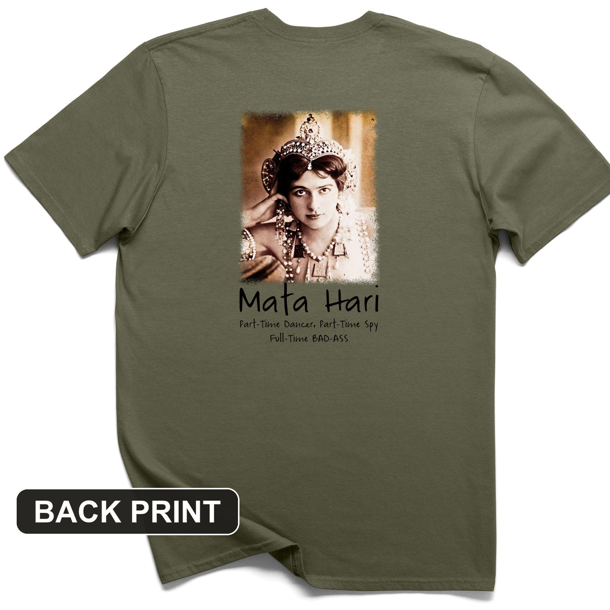 Mata Hari Back Print T-Shirt