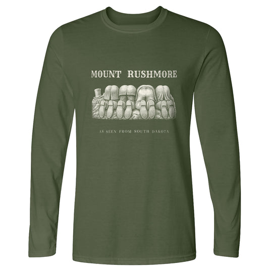 Mount Rushmore As Seen From South Dakota Long Sleeve T-Shirt
