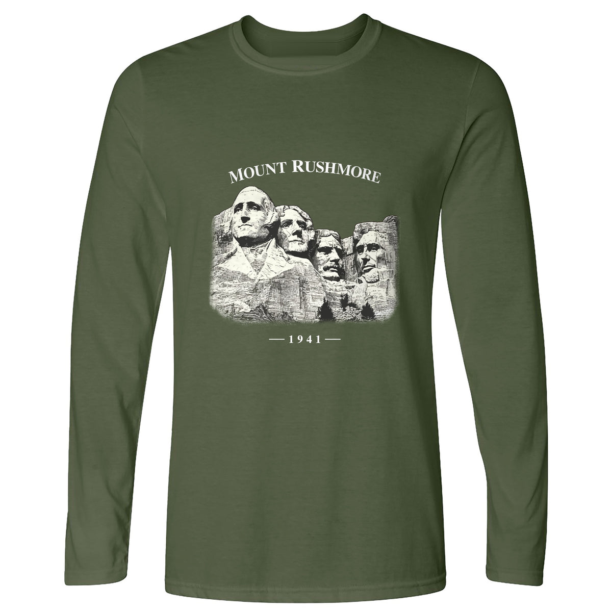 Mount Rushmore Long Sleeve T-Shirt