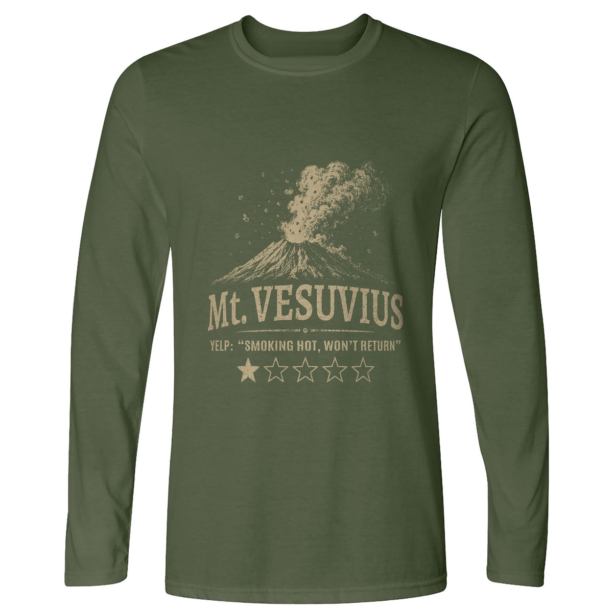 Mount Vesuvius Long Sleeve T-Shirt