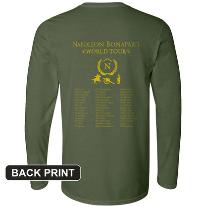 Napoleon World Tour Back Print Long Sleeve T-Shirt