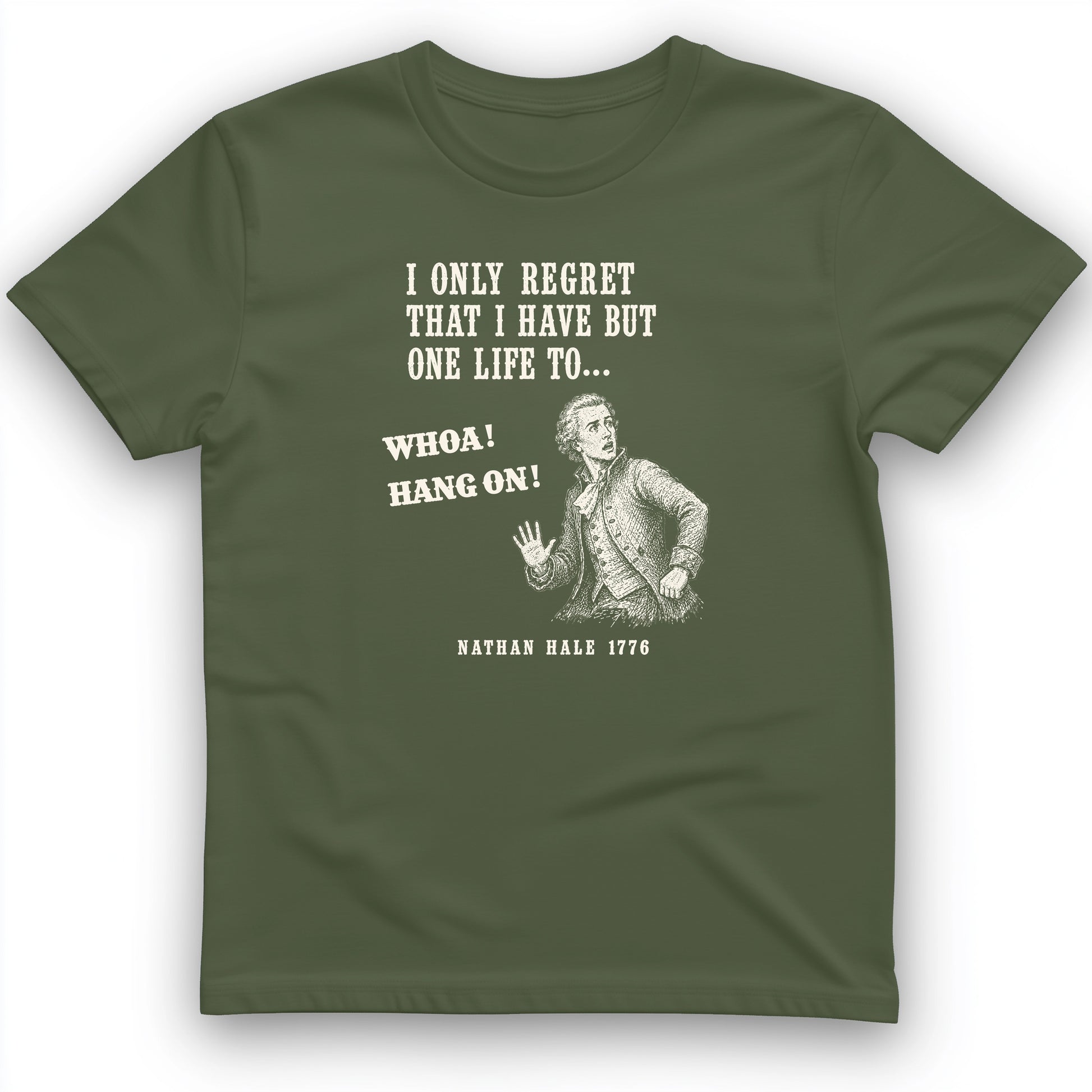 Nathan Hale Whoa Hang On T-Shirt