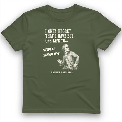 Nathan Hale Whoa Hang On T-Shirt