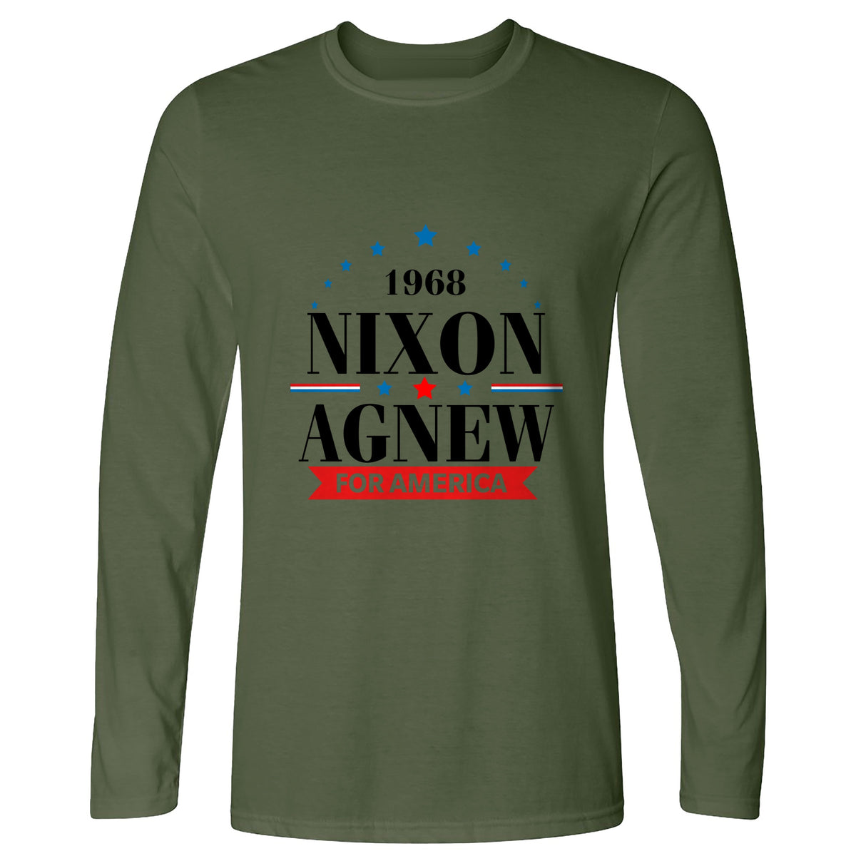 Nixon Agnew 1968 Long Sleeve T-Shirt