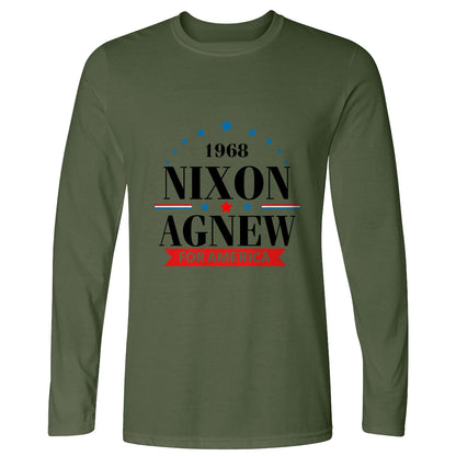 Nixon Agnew 1968 Long Sleeve T-Shirt
