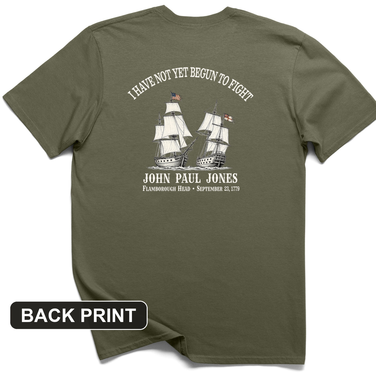 Not Yet Begun to Fight Back Print T-Shirt