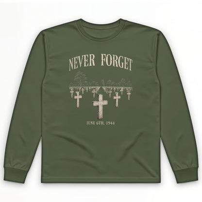Omaha Cemetery Long Sleeve T-Shirt