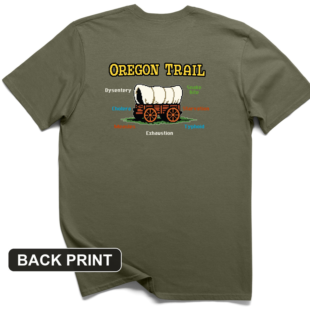 Oregon Trail Back Print T-Shirt