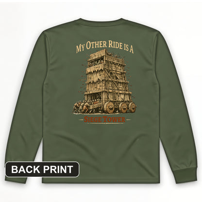 Other Ride Siege Tower Back Print Long Sleeve T-Shirt