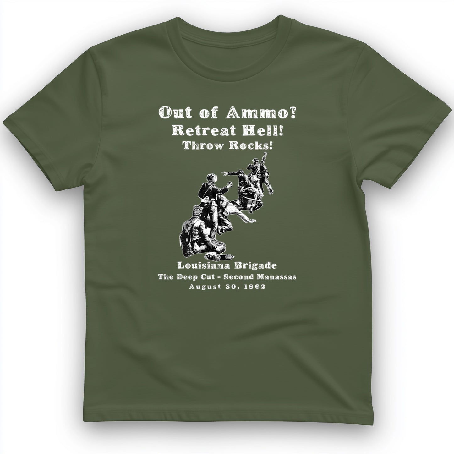 Out Of Ammo Throw Rocks T-Shirt