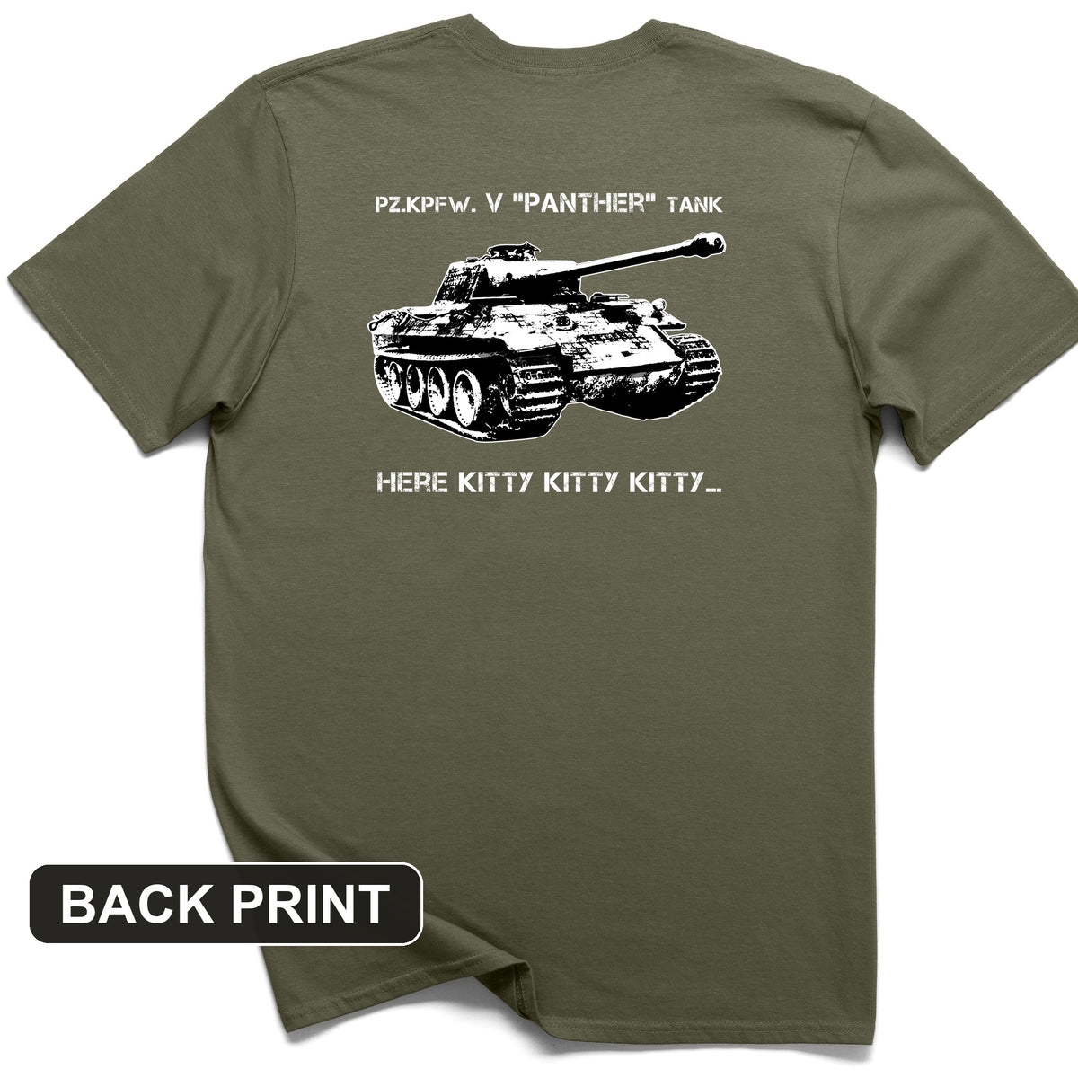 Panther Back Print T-Shirt