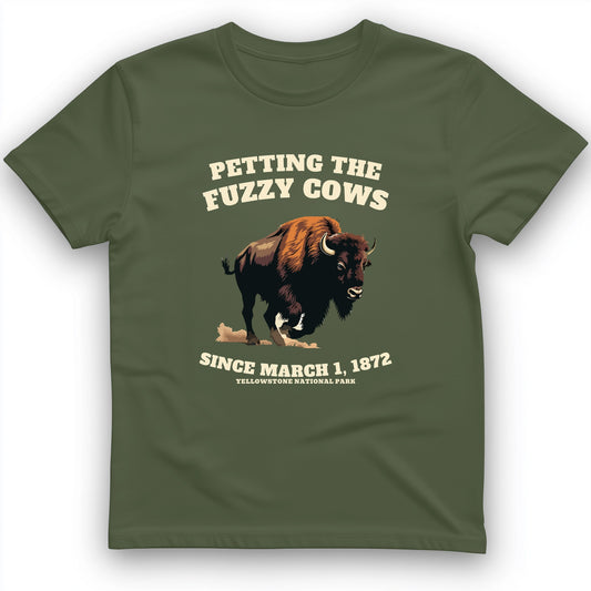 Petting The Fuzzy Cows T-Shirt