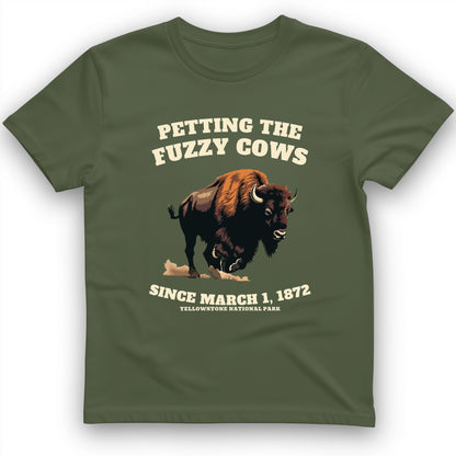 Petting The Fuzzy Cows T-Shirt